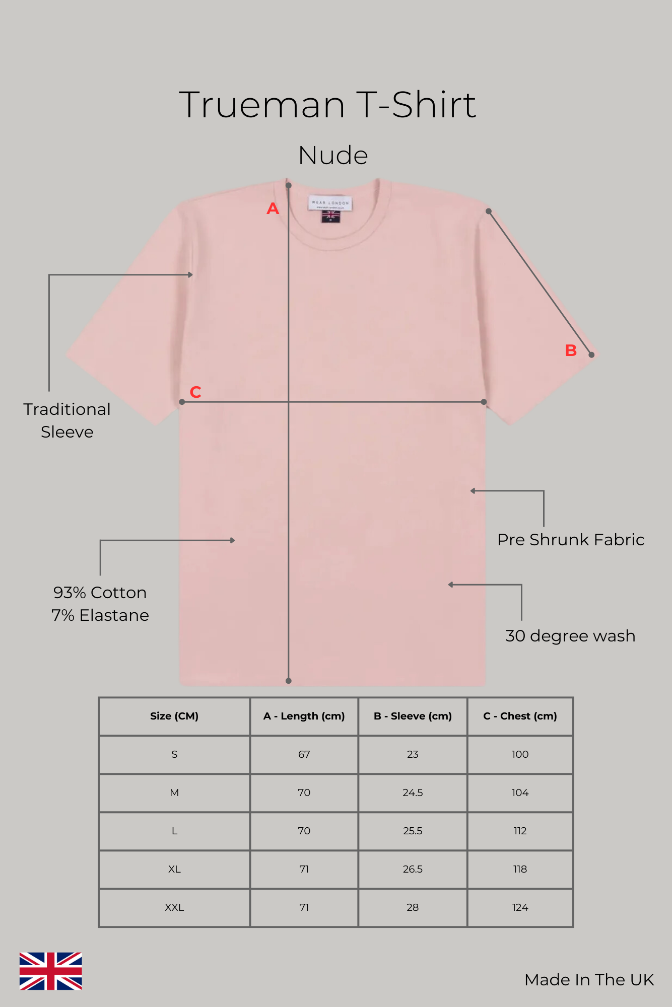 Regular Fit T-Shirt - Nude