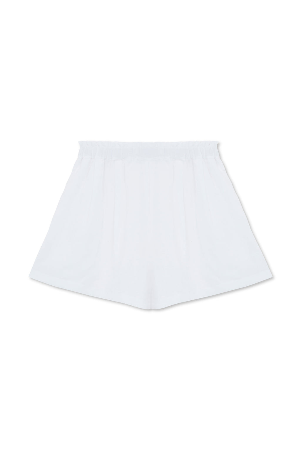 Linen Summer Shorts - White