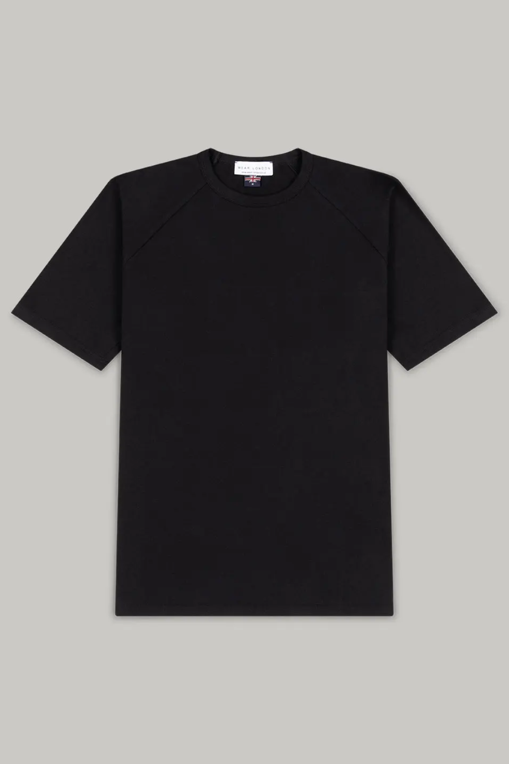Hoxton Raglan Sleeve Fitted T-shirt - Black