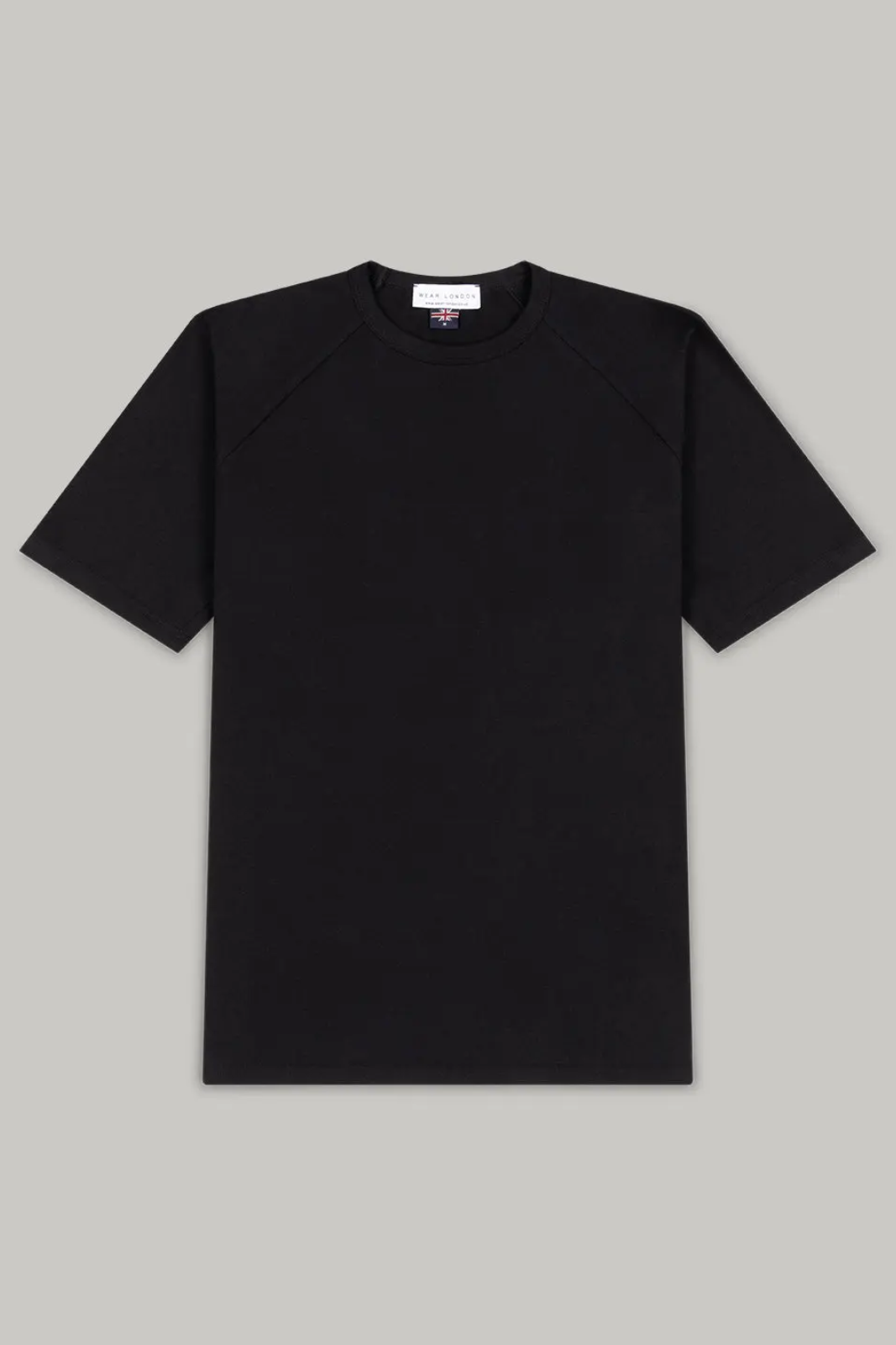 Hoxton Raglan Sleeve Fitted T-shirt - Black